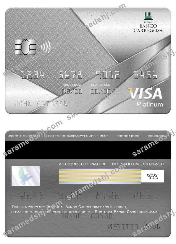 Portugal Banco Carregosa bank visa platinum card